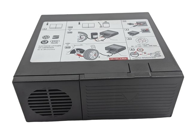 Thumbnail 2: 2013 AUDI Q5 (B8 8R) EMERGENCY SPARE TIRE INFLATOR AIR COMPRESSOR REPAIR KIT