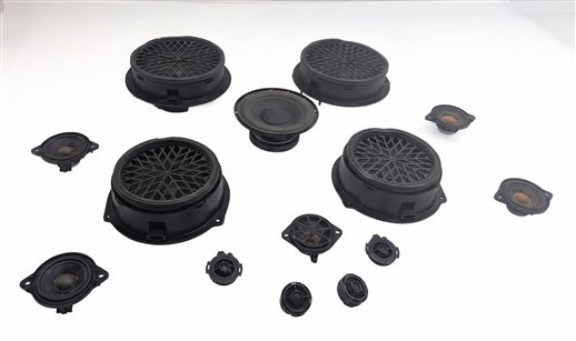 2013 AUDI Q5 (B8 8R) BANG & OLUFSEN B&O PREMIUM AUDIO STEREO SPEAKER SET