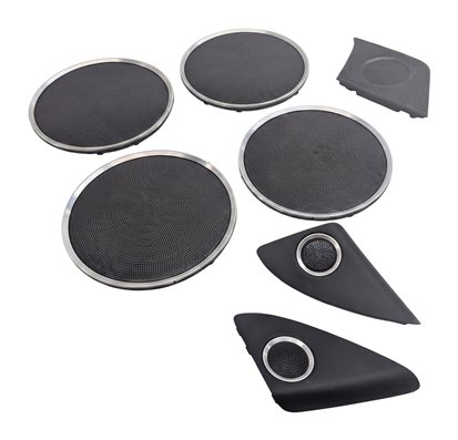 2013 AUDI Q5 (B8 8R) BANG & OLUFSEN B&O PREMIUM AUDIO SPEAKER GRILLE COVER SET/7
