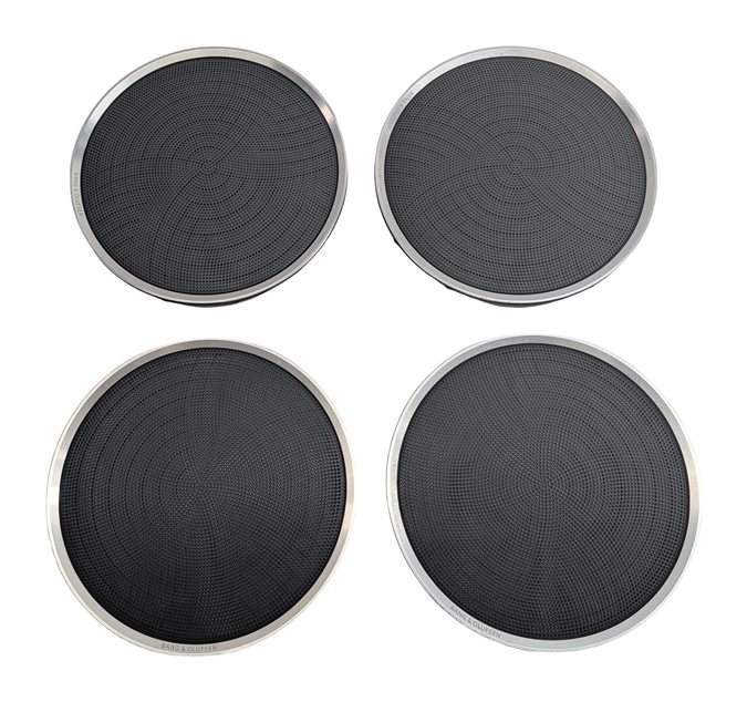 Thumbnail 4: 2013 AUDI Q5 (B8 8R) BANG & OLUFSEN B&O PREMIUM AUDIO SPEAKER GRILLE COVER SET/7
