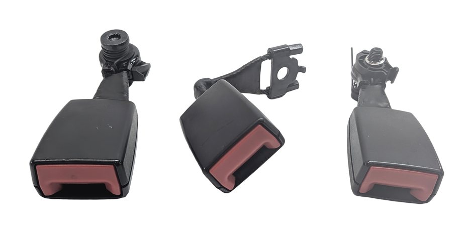 Thumbnail 2: 2013 AUDI Q5 (B8 8R) REAR LEFT CENTER RIGHT SEAT SEATBELT BUCKLE RECEIVER SET/3