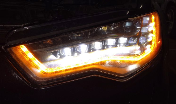 Thumbnail 2: 12-15 AUDI A6 S6 (C7 4G) LEFT DRIVER LED DRL HEADLIGHT LAMP ASSEMBLY OPT 8EY