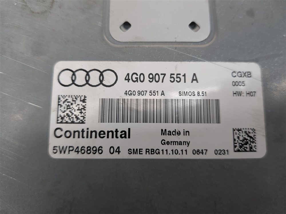 Thumbnail 6: 2012 AUDI A6 A7 C7 3.0L CGXB SUPERCHARGED ENGINE CONTROL MODULE BRAIN ECM ECU