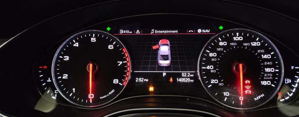 Thumbnail 2: 12-15 AUDI A6 A7 C7 4G MPH SPEEDOMETER CLUSTER ADAPTIVE CRUISE W/O NIGHT VISION