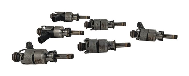 Thumbnail 4: 2011-2015 AUDI A6 A7 A8 Q5 Q7 S4 S5 (C7 D4 4L B8 8R 8T) 3.0L FUEL INJECTOR SET 6