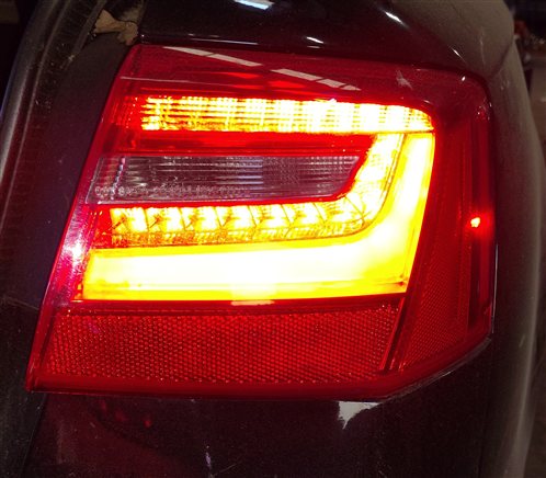 Thumbnail 2: 2012-2015 AUDI A6 S6 (C7) RIGHT PASSENGER OUTER TAILLIGHT BRAKE LIGHT LAMP (LED)