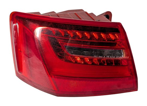 2012-2015 AUDI A6 S6 (C7) LEFT DRIVER OUTER TAILLIGHT BRAKE LIGHT LAMP (LED)