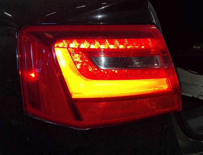 Thumbnail 2: 2012-2015 AUDI A6 S6 (C7) LEFT DRIVER OUTER TAILLIGHT BRAKE LIGHT LAMP (LED)