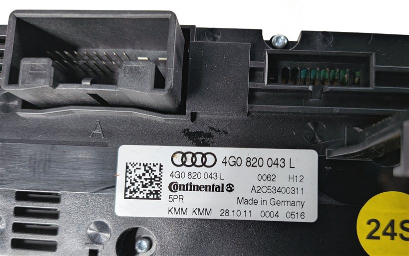Thumbnail 8: 2012-2017 AUDI A6 S6 A7 S7 (C7 4G8) FRONT HEATER A/C TEMPERATURE CONTROL PANEL