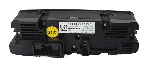 Thumbnail 4: 12-15 AUDI A6 A7 S6 S7 C7 4G8 REAR HEATER AC TEMPERATURE CLIMATE CONTROL PANEL