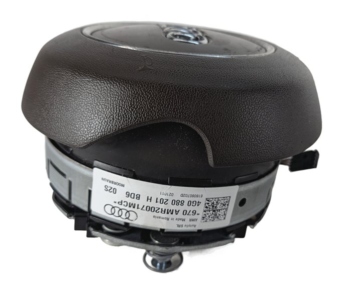 Thumbnail 4: 12-18 AUDI A6 A7 S6 S7 (C7 4G8) 3-SPOKE STEERING WHEEL AIRBAG AIR BAG (BLACK)