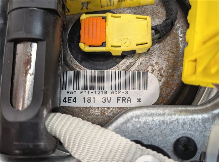 Thumbnail 6: 12-18 AUDI A6 A7 S6 S7 (C7 4G8) 3-SPOKE STEERING WHEEL AIRBAG AIR BAG (BLACK)