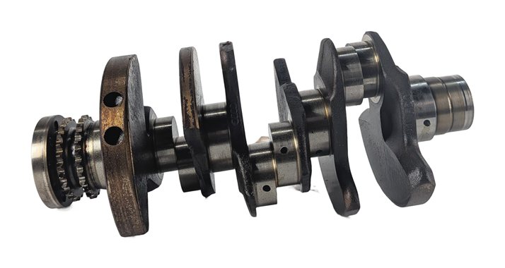 Thumbnail 2: 2012 AUDI A6 C7 4G 3.0L SUPER CGXB ENGINE CRANKSHAFT CRANK SHAFT 06E101AD