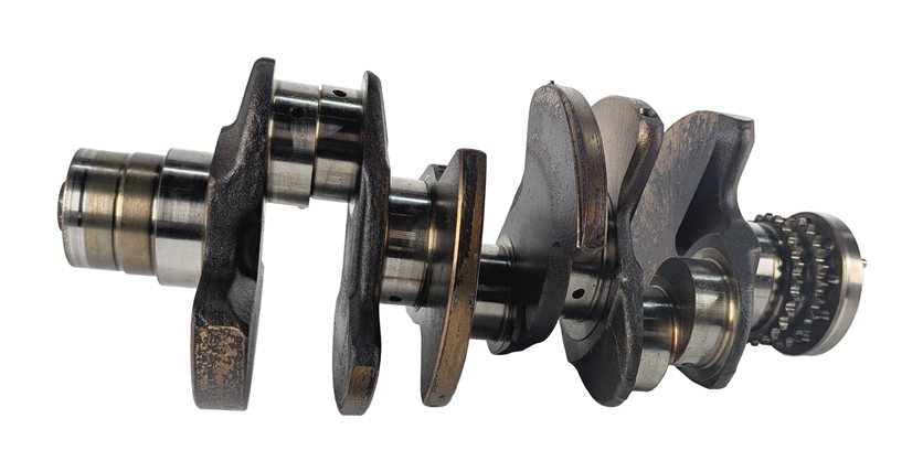 Thumbnail 4: 2012 AUDI A6 C7 4G 3.0L SUPER CGXB ENGINE CRANKSHAFT CRANK SHAFT 06E101AD
