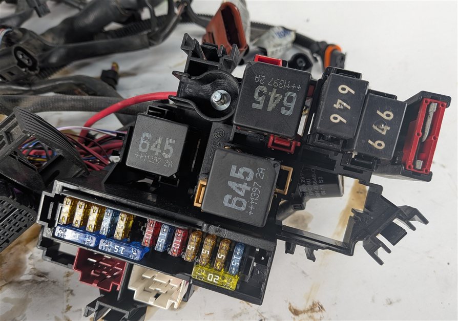 Thumbnail 3: 2012 AUDI A6 C7 4G 3.0L SUPER CGXB ENGINE MOTOR WIRE WIRING HARNESS LOOM