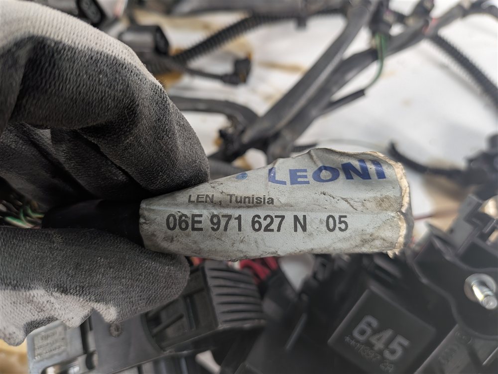 Thumbnail 9: 2012 AUDI A6 C7 4G 3.0L SUPER CGXB ENGINE MOTOR WIRE WIRING HARNESS LOOM