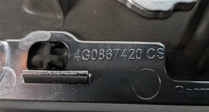 Thumbnail 12: 2012 AUDI A6 C7 4G INTERIOR DOOR DASH CENTER CONSOLE TRIM SET/7 (Ash)
