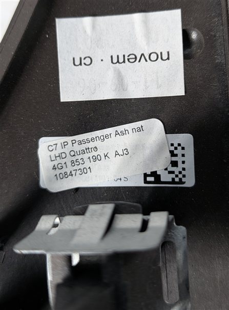 Thumbnail 37: 2012 AUDI A6 C7 4G INTERIOR DOOR DASH CENTER CONSOLE TRIM SET/7 (Ash)