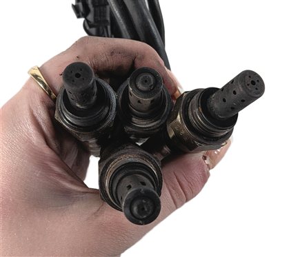 Thumbnail 5: 2012 AUDI A6 C7 4G 3.0L SUPER CGXB ENGINE OXYGEN O2 LAMBDA SENSOR SET/4