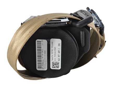 Thumbnail 3: 2012 AUDI A6 C7 4G REAR LEFT SEAT SEATBELT RETRACTOR (Beige)