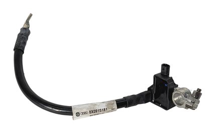 2012 AUDI A6 (C7 4G) 3.0L NEGATIVE BATTERY TERMINAL CABLE w/ IBS SENSOR