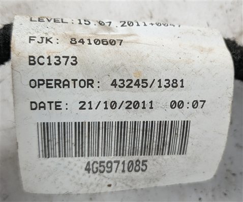 Thumbnail 6: 2012 AUDI A6 (C7 4G) REAR BUMPER PARK ASSIST PDC SENSOR WIRE HARNESS