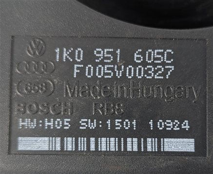 Thumbnail 8: 2012 AUDI A6 (C7 4G) ANTI THEFT SECURITY ALARM SIREN HORN BACKUP BATTERY