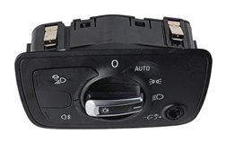 12-13 AUDI A6 A7 C7 4G HEADLIGHT FOG LAMP SWITCH AUTO RAIN HID W/O NIGHT VISION