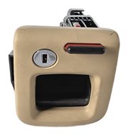 2012 AUDI A6 (C7 4G) REAR LEFT SEAT BACK KEY LOCK LATCH (Beige)