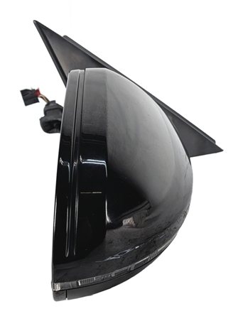Thumbnail 4: 12-13 AUDI A6 (C7 4G) FRONT RIGHT P-FOLD HEAT MEMORY AUTODIM DOOR MIRROR (Black)