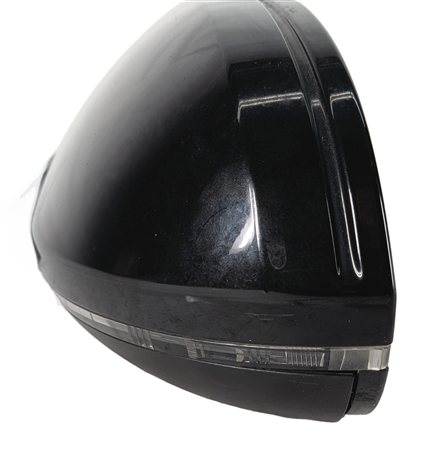 Thumbnail 6: 12-13 AUDI A6 (C7 4G) FRONT LEFT P-FOLD HEAT MEMORY AUTODIM DOOR MIRROR (Black)
