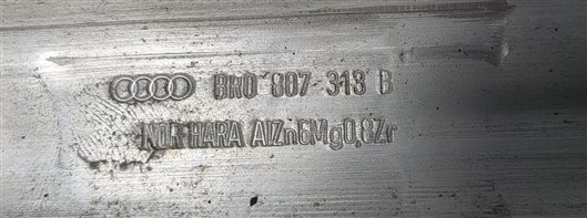 Thumbnail 5: 09-17 AUDI Q5 SQ5 (B8) REAR BUMPER CRASH IMPACT REINCFORCEMENT BAR BRACKET SET/2