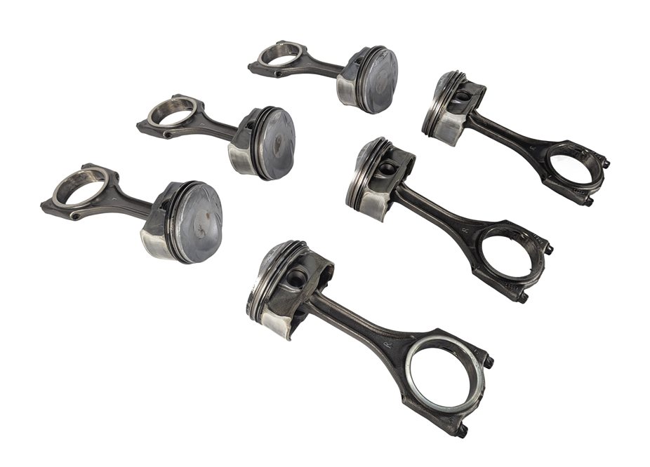 2008-2012 AUDI A4 A5 A6 Q5 B8 8K 8R C7 3.2L FSI ENGINE PISTON w/ ROD SET/6