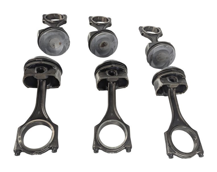 Thumbnail 2: 2008-2012 AUDI A4 A5 A6 Q5 B8 8K 8R C7 3.2L FSI ENGINE PISTON w/ ROD SET/6