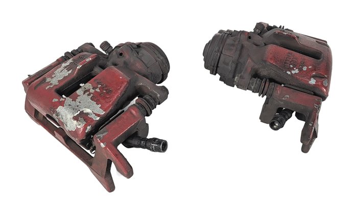 Thumbnail 3: 09-17 AUDI A4 A5 Q5 (B8 8K 8T 8R) REAR LEFT & RIGHT BRAKE CALIPER SET w/ACTUATOR