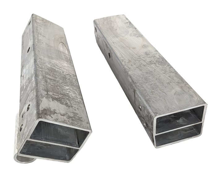 Thumbnail 2: 09-17 AUDI Q5 SQ5 (B8) REAR BUMPER CRASH IMPACT REINCFORCEMENT BAR BRACKET SET/2