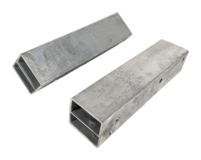 Thumbnail 3: 09-17 AUDI Q5 SQ5 (B8) REAR BUMPER CRASH IMPACT REINCFORCEMENT BAR BRACKET SET/2