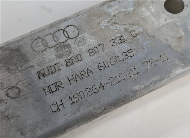 Thumbnail 5: 09-17 AUDI Q5 SQ5 (B8) REAR BUMPER CRASH IMPACT REINCFORCEMENT BAR BRACKET SET/2