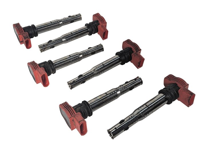 2005-2017 AUDI A4 S4 A5 S5 A6 S6 A7 A8 Q5 SQ5 Q7 R8 S8 IGNITION COIL SET 6
