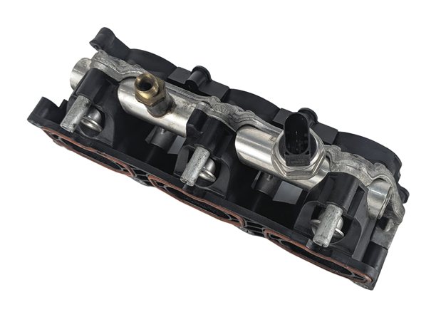 08-12 AUDI A4 A5 A6 Q5 B8 8T 8K 8R C7 3.2L LEFT LOWER INTAKE MANIFOLD w/ RAIL