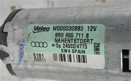 Thumbnail 7: 02-17 AUDI A3 A4 S4 SQ5 Q5 Q7 (B8 8R 4L) HATCH GATE TRUNK DOOR REAR WIPER MOTOR