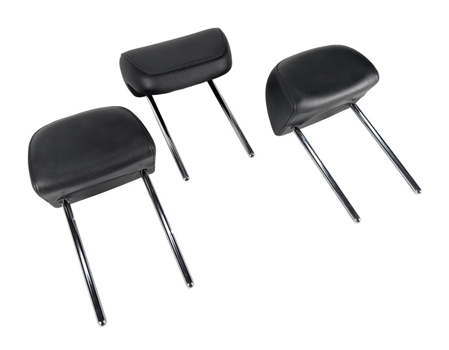 11-17 AUDI Q5 SQ5 (B8 8R) REAR LEFT RIGHT & CENTER HEADREST SET 3 (Black)
