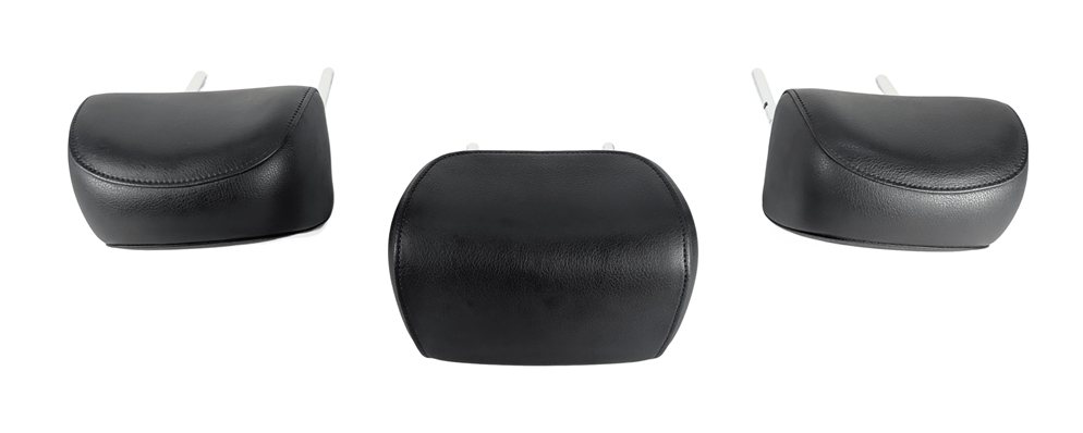 Thumbnail 3: 11-17 AUDI Q5 SQ5 (B8 8R) REAR LEFT RIGHT & CENTER HEADREST SET 3 (Black)