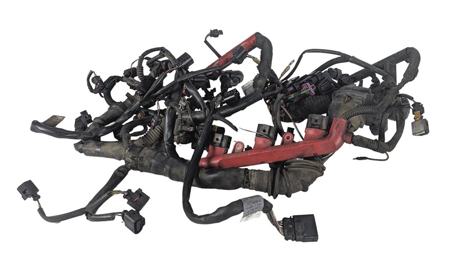 Thumbnail 3: 2011 AUDI Q5 (B8 8R) 3.2L (CALB) ENGINE MOTOR WIRE WIRING HARNESS LOOM