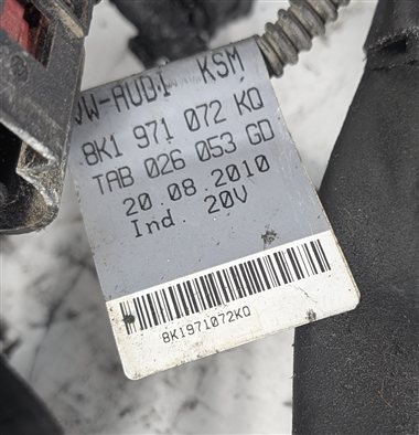 Thumbnail 9: 2011 AUDI Q5 (B8 8R) 3.2L (CALB) ENGINE MOTOR WIRE WIRING HARNESS LOOM