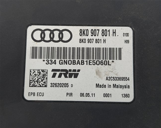 Thumbnail 7: 2011 AUDI Q5 (B8 8R) ELECTRONIC PARK PARKING BRAKE CONTROL MODULE COMPUTER