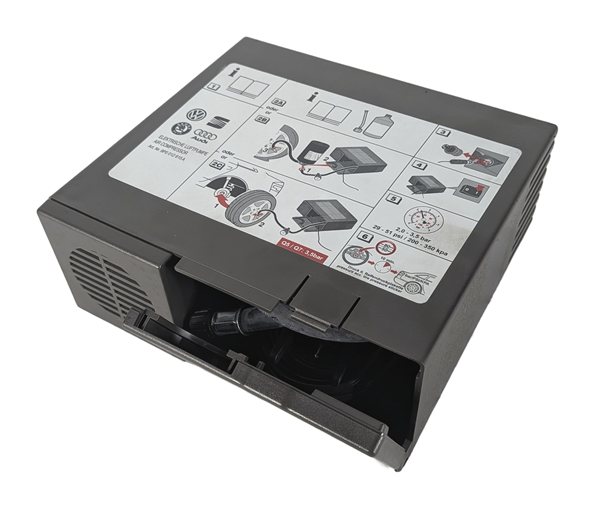 2011 AUDI Q5 (B8 8R) EMERGENCY SPARE TIRE AIR COMPRESSOR INFLATOR PUMP