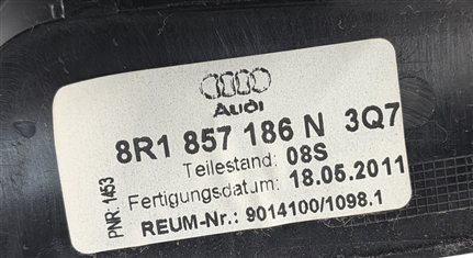 Thumbnail 7: 2011 AUDI Q5 (B8 8R) DASH INFOTAINMENT SCREEN TRIM BEZEL w/ HAZARD SWITCH