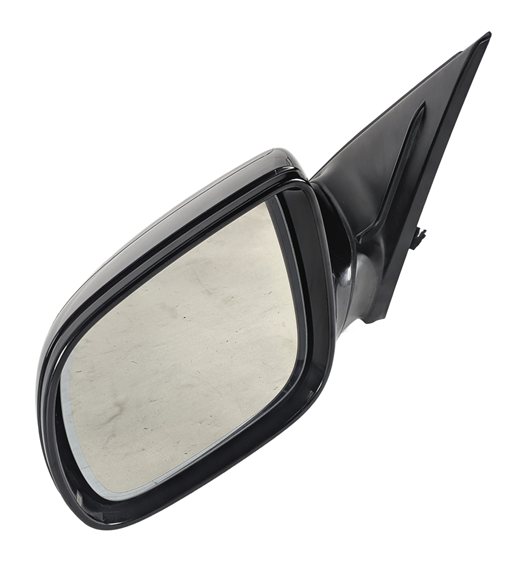 09-14 AUDI Q5 (8R) LEFT P-FOLD HEAT AUTODIM MEMORY DOOR MIRROR w/ LIGHT (Black)