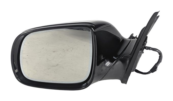 Thumbnail 3: 09-14 AUDI Q5 (8R) LEFT P-FOLD HEAT AUTODIM MEMORY DOOR MIRROR w/ LIGHT (Black)